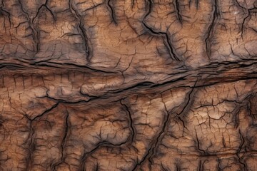 texture of the dark bark of a walnut tree