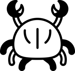 Vector Icon Crab, Sea Life, Animal, Aquarium, Nature, Zoo