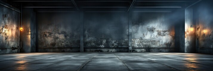 Empty Space Studio Dark Room Concrete , Banner Image For Website, Background abstract , Desktop Wallpaper