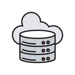 Database and Cyber Security Icon