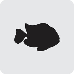 Collection of fish silhouettes Good to use for symbols, logos, web icons, mascots, signatures or any design you want.