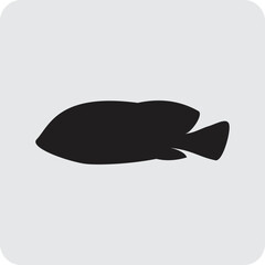 Collection of fish silhouettes Good to use for symbols, logos, web icons, mascots, signatures or any design you want.