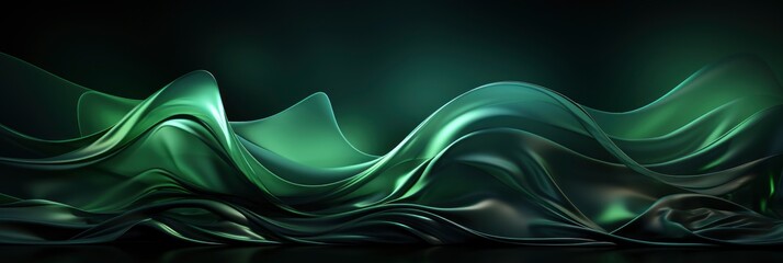 Dark Blurry Simple Background Green Abstract , Banner Image For Website, Background abstract , Desktop Wallpaper