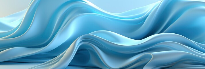 Blue Waves Abstract Background Texture Print , Banner Image For Website, Background abstract , Desktop Wallpaper