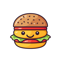burger cartoon character