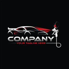 autopaint logo template, Perfect logo for business related to automotive industry
