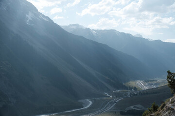 Zoji la pass is one of the most dangerous road in the world. the road is very narrow so if two truck meet each other, it will be a problem. But this road has amazing view because of the himalayas