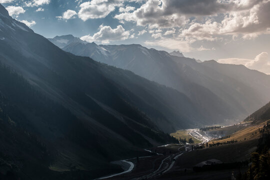 Zoji la pass is one of the most dangerous road in the world. the road is very narrow so if two truck meet each other, it will be a problem. But this road has amazing view because of the himalayas