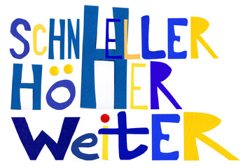 schneller höher weiter