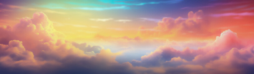 Fototapeta premium heaven sky and clouds