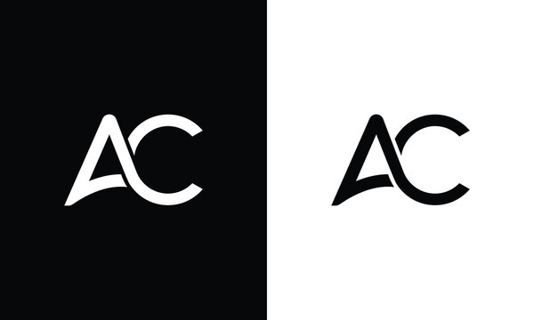 AC letter logo design vector template