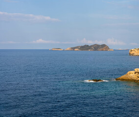 Fototapeta na wymiar View of Illa s'Espartar, Ibiza