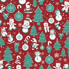christmas seamless pattern