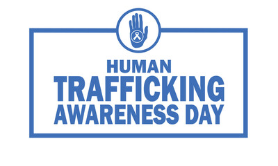 Human Trafficking Awareness Day Vector illustration. Suitable for greeting card, poster and banner.