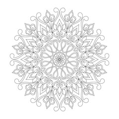 Celtic enchanted harmony adult mandala coloring book page for kdp book interior