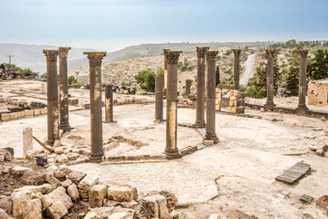 View at the Ruins of Ancient Gadara (Umm Qais) - Jordan - 678583993
