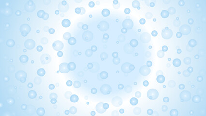 Blue and white water drops background