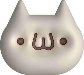 cat 3D icon
