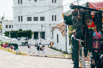 Obraz premium street view of galle city, sri lanka