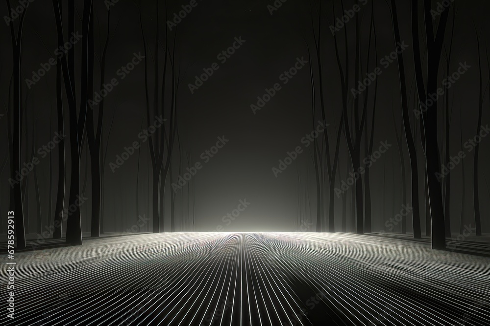 Wall mural an abstract wallpaper against a black background, creating a visually captivating and dynamic compos