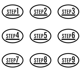 STEPアイコン アウトライン
