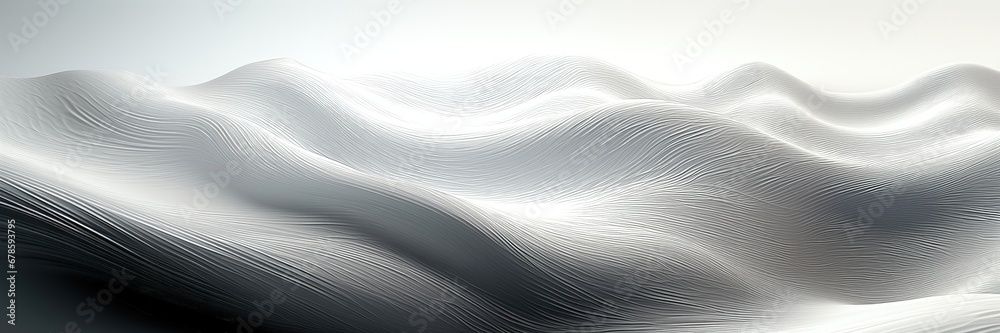 Wall mural an abstract wallpaper with a white background, in a wide format, creating a visually captivating and
