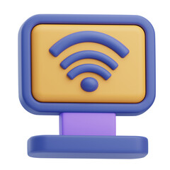 3D Smart Television Illustration