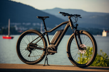 Fototapeta premium e-bike, generative AI 
