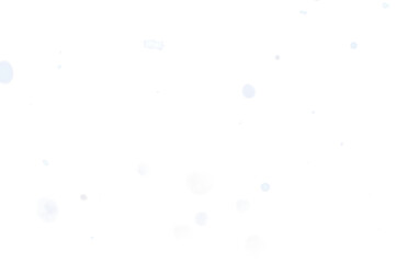Bokeh of white snow on  transparent background. Falling snowflakes on png, isolated for post...