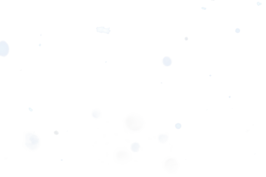 Bokeh of white snow on  transparent background. Falling snowflakes on png, isolated for post production and overlay in graphic editor.