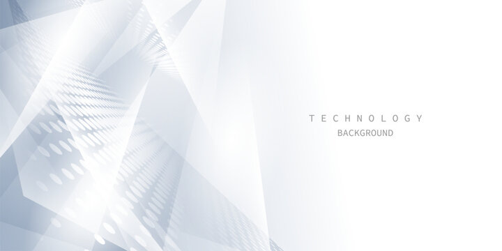 white abstract technology background modern design vector illustration