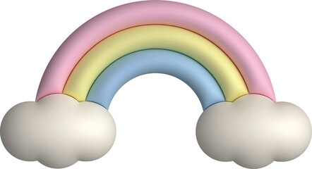 rainbow 3D icon