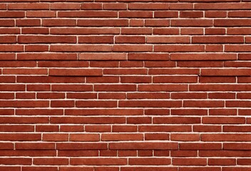 Obraz premium stone wall made of red brick, generative ai