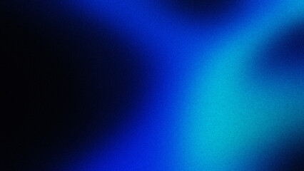 4K Dark blue Modern Grainy Gradient Background with noise texture effect, copy space.