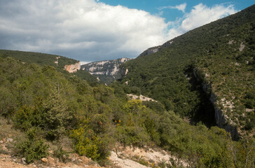 Fototapeta na wymiar Réserve naturelle, canyon d’Arbaiun, Navarre, Espagne