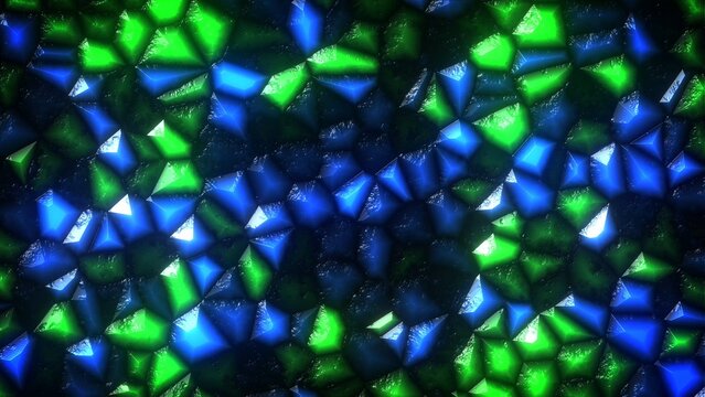 Animated Double Colored Crystal Gemstone (Customizable)