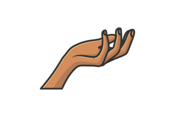 People Hands vector illustration. Hand icon design concept. Creative hand logo.