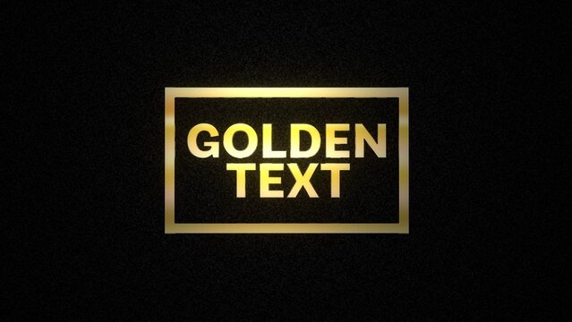 Dark Paper Texture Golden Text Intro