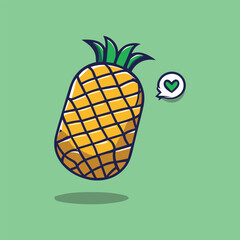 illustration of a pineapple