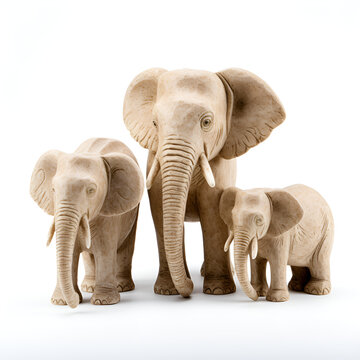 elephant isolated on white, elephant family clipart images, 