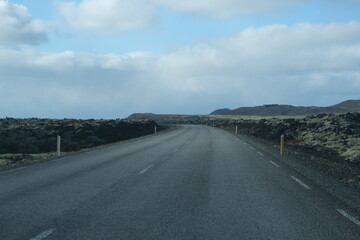 Landscape Iceland Mountains River Glacier Ocean