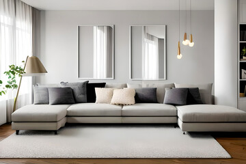 Contemporary Residential Livingroom , luxuary modern interior design