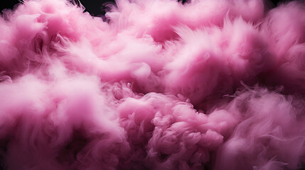 Fototapeta premium Black and pink cotton candy background. Candy floss texture. Generative AI