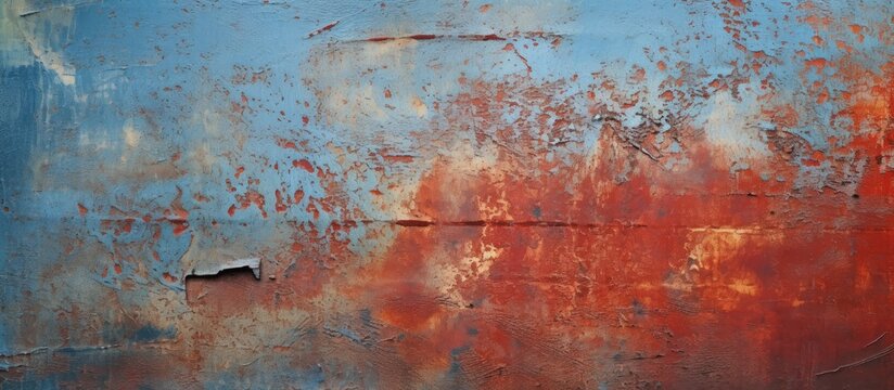 Metal with painted texture background