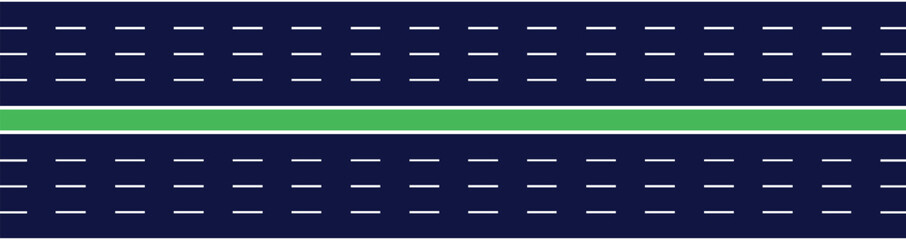 4 Lane Highway Banner Background