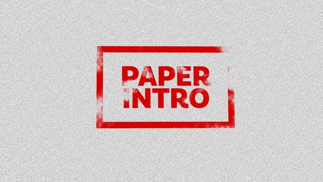 Paper Texture Text and Logo Reveal
