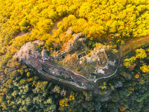 Kalich (Kelchberg in German) is a castle ruin above the village of Trebusin. The castle was founded by the Hussite governor Jan Zizka in 1421.