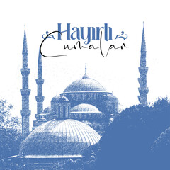 Hayirli Cumalar - Translation: May all your prayers be accepted, have a good Friday.