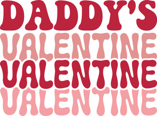 Valentine retro svg design and digital download