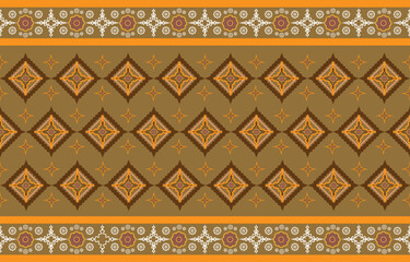 fabric pattern illustrator and vector,  wall paper backgorund, american native pattern, arabesque cloth colorful.